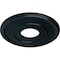 Ekena Millwork Bradford Ceiling Medallion (Fits Canopies up to 6 5/8"), 12 1/2"OD x 3 7/8"ID x 3/4"P, Night Shade CM12BRNSF - alternate 4
